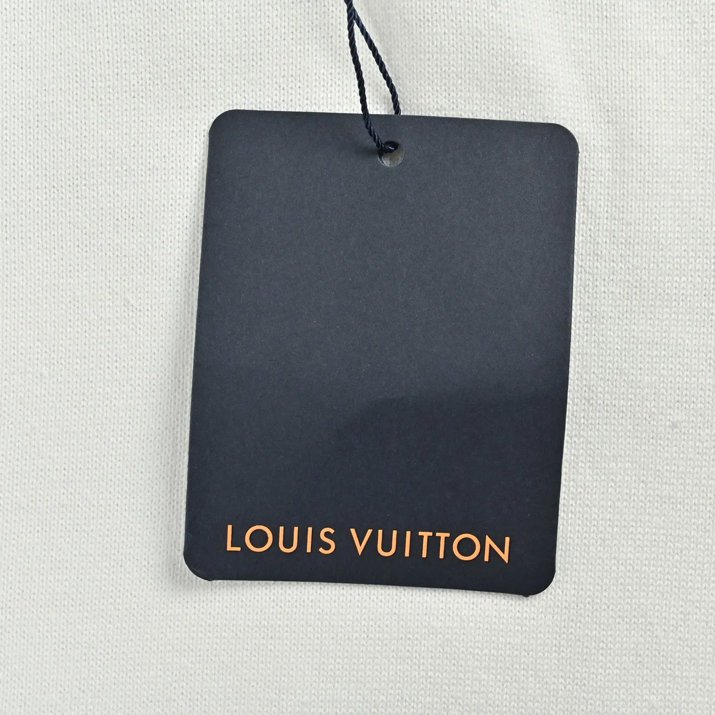 Louis Vuitton/Louis Vuitton beaded letter hem checkerboard knit short sleeves